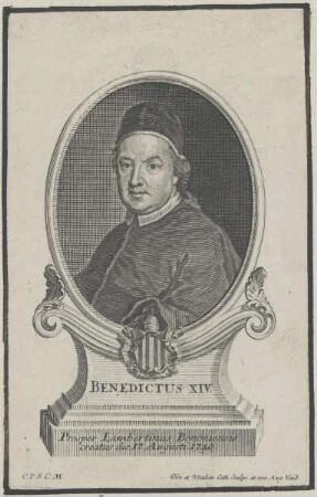 Bildnis des Benedictus XIV.