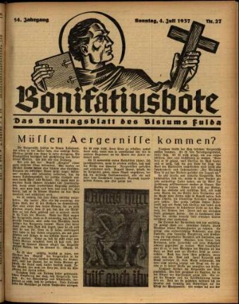 Ausgabe vom Sonntag, den 04. Juli 1937.