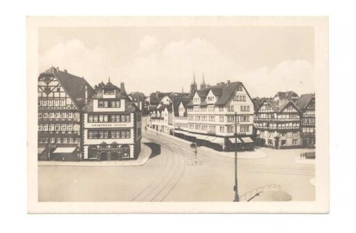 Kassel. Altmarkt mit Blick auf Freiheiter Durchbruch
