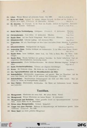 Textilien (Nr. 383-429)