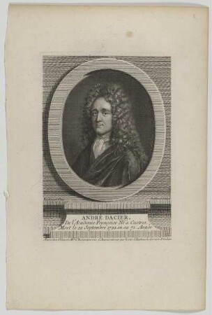 Bildnis des André Dacier