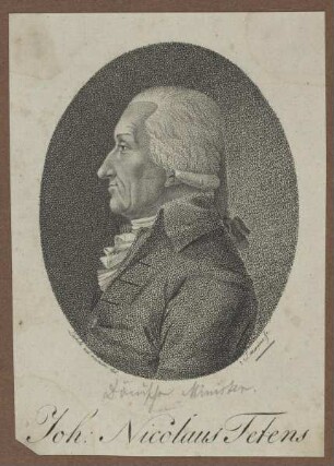 Bildnis des Joh. Nicolaus Tetens