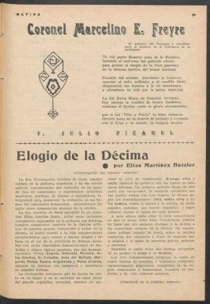 Elogio de la Décima - (Continuación del número anterior)