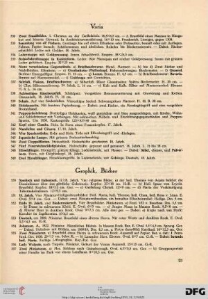 Graphik, Bücher (Nr. 550-582)