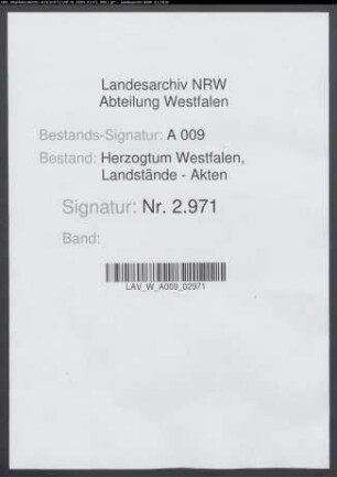 Akten des Hofrats und der Landtagsdeputierten über die Landtage 1713 und 1715