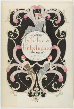 Mappe des Mode-Almanachs "Falbalas et Fanfreluches 1923"