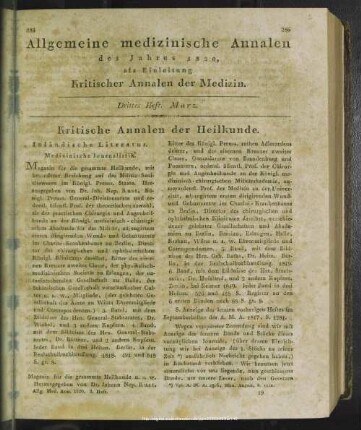 Drittes Heft. März