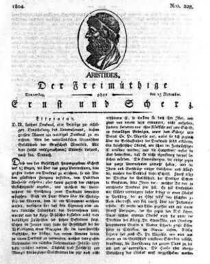 Nro. 228., Donnerstag den 15. November