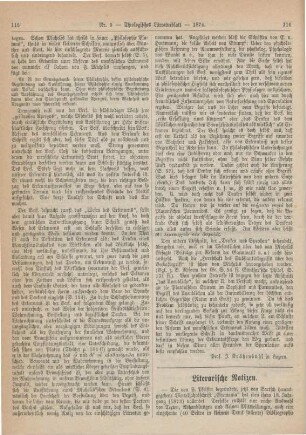 116-119 Literarische Notizen