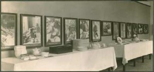 Keramikausstellung Stand der Firma Villeroy und Boch, Mettlach