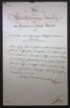 Geschenkte Naturalien des Freiherrn von Ludwig