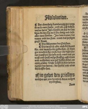 Ein gebet des priesters welches mit yme heymlich betten mögen dye beysteer.