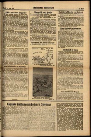 Zweite Ausgabe vom Freitag, den 13. Juni 1941.