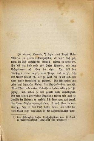 Der Teufelssumpf : Von Georges Sand. Aus dem Französischen von Ludwig Schneegans