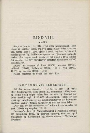 Bind VIII.