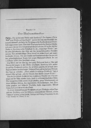 Kapitel IV Der Museumsdirektor