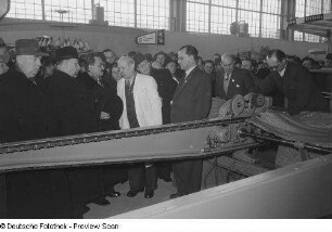 Besuch des stellvertretenden Ministerpräsidenten der Sowjetunion Anastas Mikojan auf der Leipziger Frühjahrsmesse
