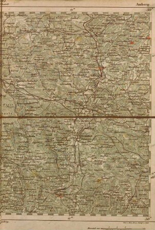 G. D. Reymann's topographische Special-Karte von Central-Europa, 222. Amberg