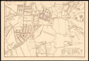 Bebauungsplan der Stadterweiterung, Ueckermünde: (wie Inv.Nr. 21456,2): Grundplan und Lageplan 1:2500