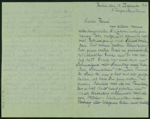 Mutter 16. Dez. 1900 - Mai 1902