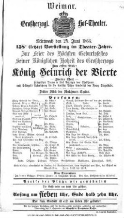 König Heinrich der Vierte. Zweiter Theil