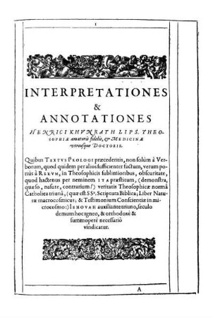Interpretationes & Annotationes