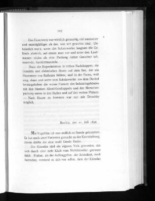 Berlin, den 11. Juli 1896