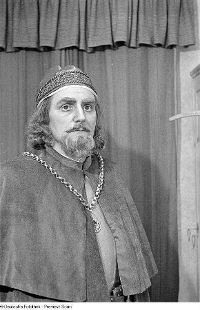 Szenen aus der Oper "Simone Boccanegra" von Giuseppe Verdi an der Städtischen Oper (heute Deutsche Oper) Berlin