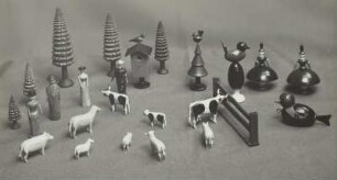Spielzeug: Figuren, Tiere, Bäume etc. : Erzgebirgisches Spielzeug, Museum für Sächsische Volkskunst, Dresden