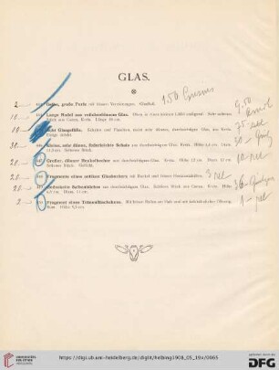 Glas (Nr. 443-450)