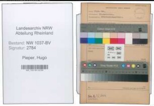 Entnazifizierung Hugo Pieper , geb. 03.02.1909 (Kaufm.Angestellter)