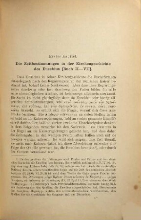 Geschichte der altchristlichen Litteratur bis Eusebius, 2. Die Chronologie