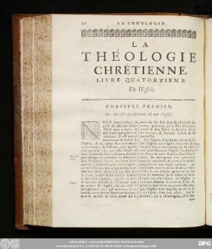 Chapitre Premier. Des diverses significations du mot d'Eglise.