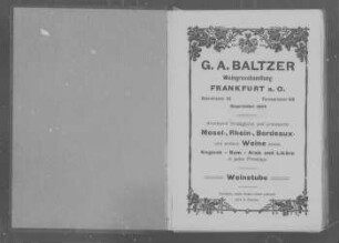 Adreß-Buch für Frankfurt an der Oder. 1906