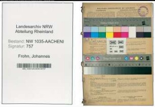 Entnazifizierung Johannes Frohn , geb. 30.06.1893 (Bergbauangestellter)