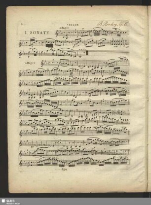 I. Sonate