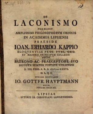 De laconismo