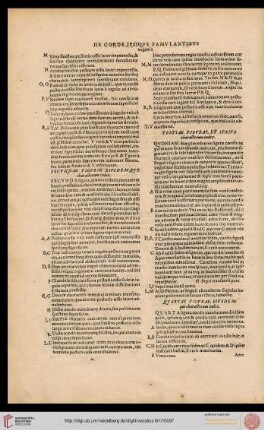 Tertiae figurae eiusdemque characterum index