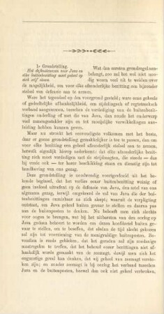 1e Grondstelling. Het defensiewezen voor Java en elke buitenbezitting moet geheel op zich zelf staan