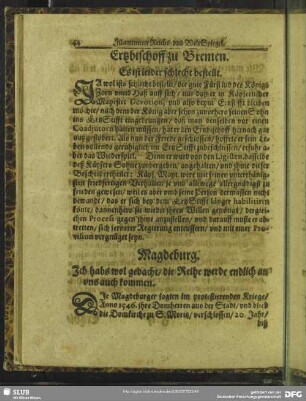 Ertzbischoff zu Bremen