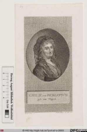 Bildnis Emilie Harms, gesch. von Berlepsch, geb. von Oppel