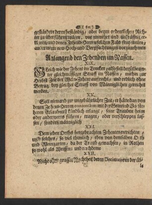 Anlangend den Zehenden im Nassen