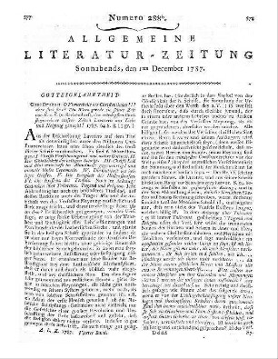 Semler, J. S.: Vorlaeufige Antwort auf eines Naturalisten unbillige Pruefung der vertrauten Briefe ueber die Religion. Halle: Francke 1786