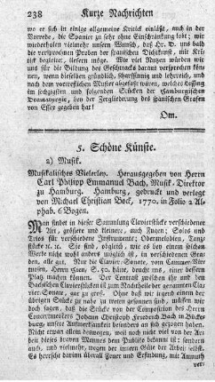Musikalisches Vielerley.