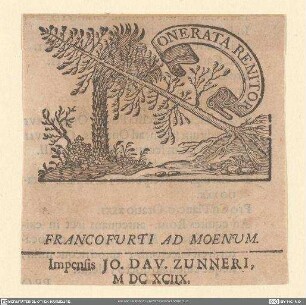 Druckermarke Zunner, Johann David