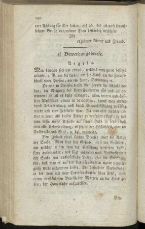3) Bewerbungsbriefe. - 4) Empfehlungsschreiben.