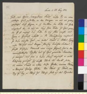 Brief von Nicolovius, Georg Heinrich Ludwig an Goethe, August von