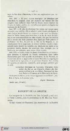 Banquet de la Société