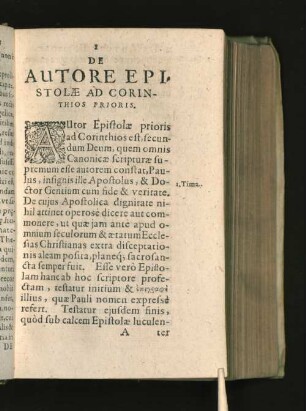 De Autore Epistolae Ad Corinthios Prioris. [u. a.]