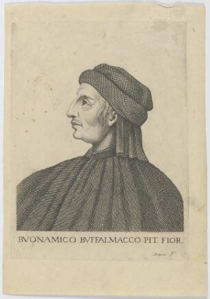 Bildnis des Bvonamico Bvffalmacco